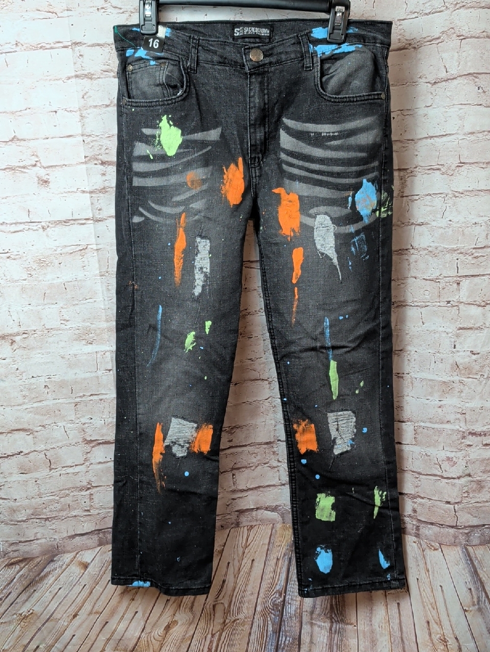 Boy's S2 Sacred Crown Jeans Size 16 Nwt New